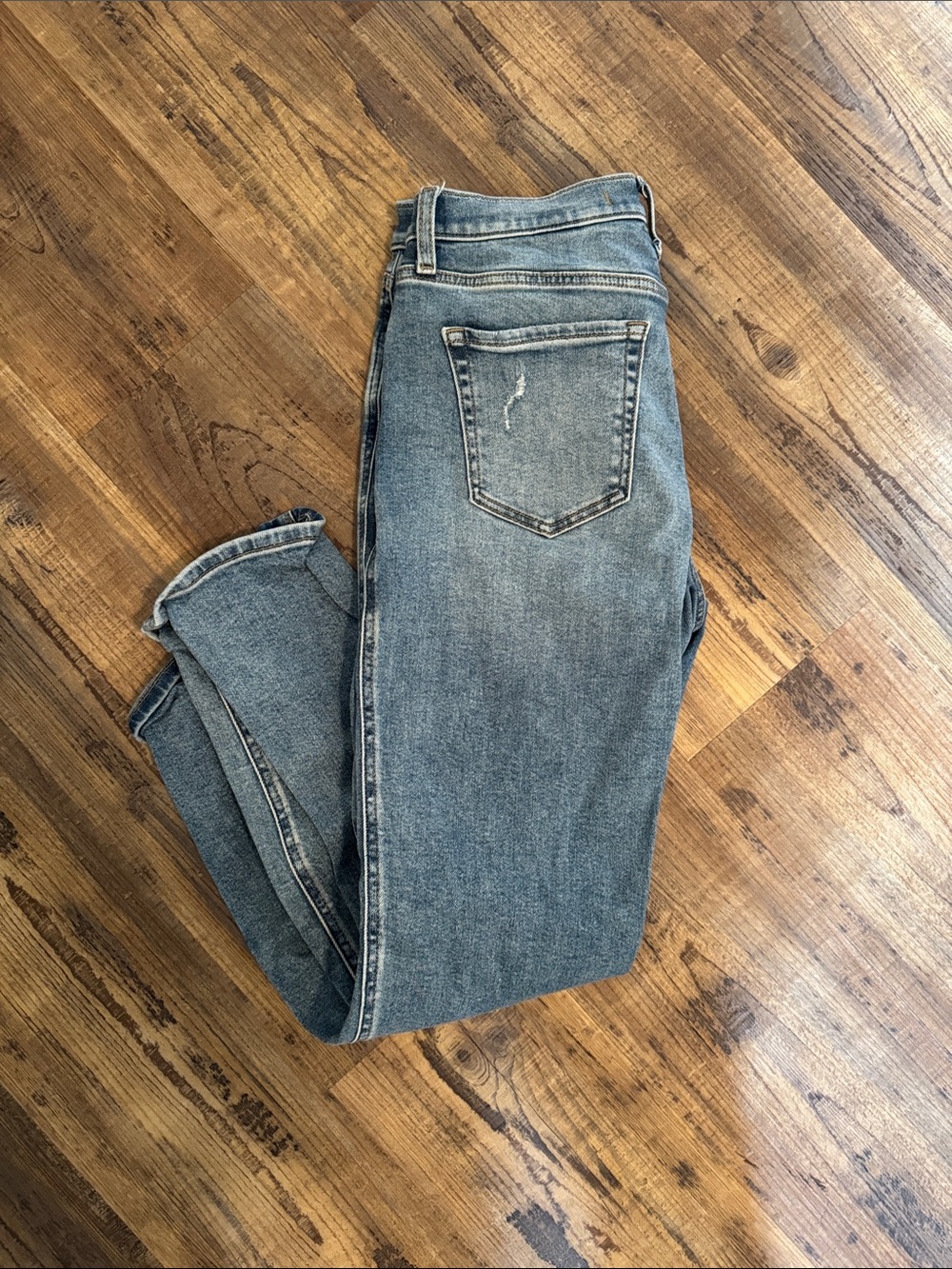 eunina Skinny Jeans in Faded Blue Denim